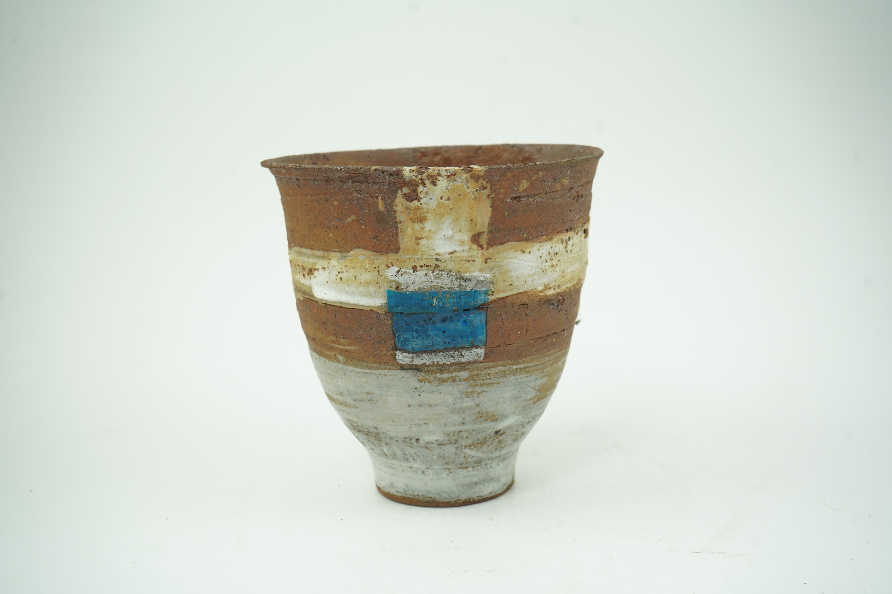 Robin Welch (1936-2019): A footed stoneware vase